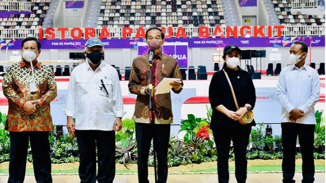 Presiden Resmikan 7 Venue PON XX Papua