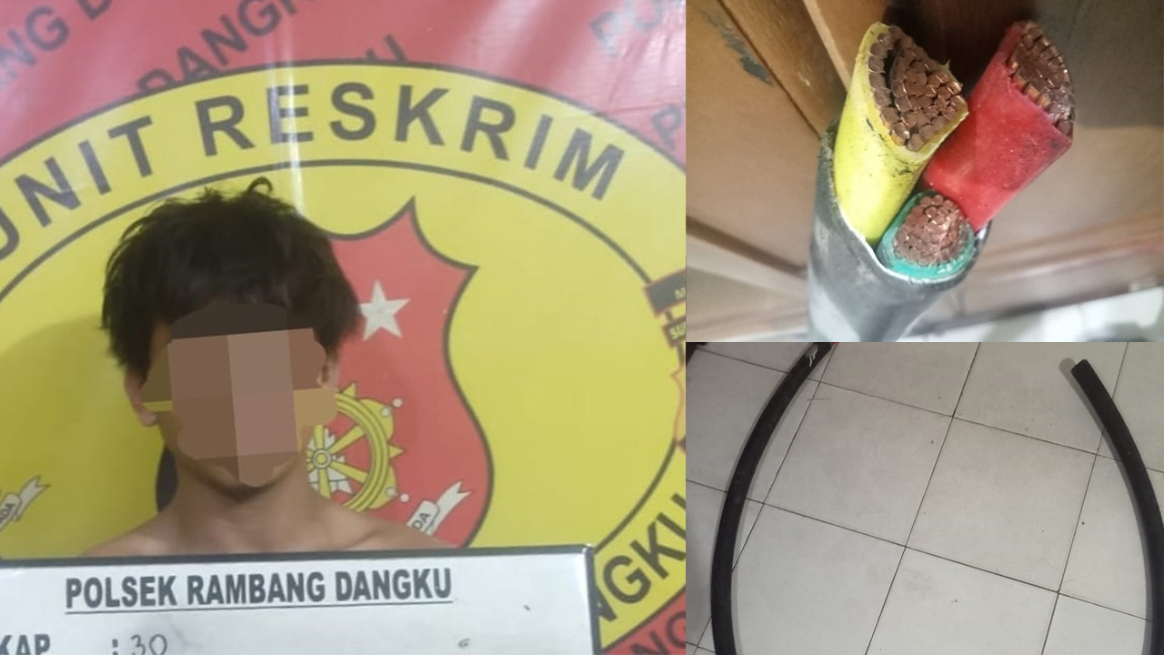 Pelaku Curat Diamankan Tim Tarantula Polsek Rambang Dangku